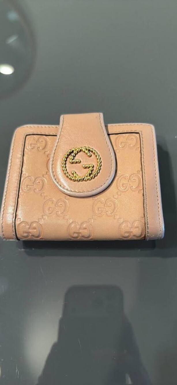 Gucci GG monogram leather wallet